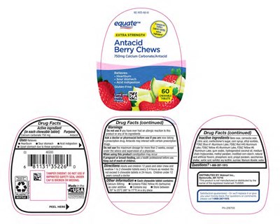 Equate Strawberry Lime Antacid Chews 60ct (Equate Strawberrylime Antacid 60ct Chews 218758 1 15 2020)